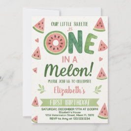 Watermelon Kindergeburtstag Einladung & Party Deko