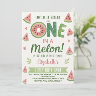 Watermelon Kindergeburtstag Einladung & Party Deko