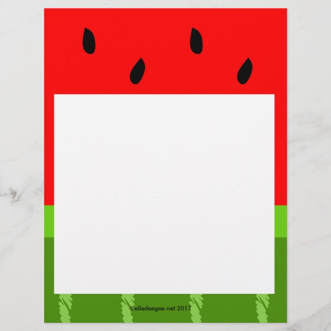 Watermelon Letterhead (Vorderseite)