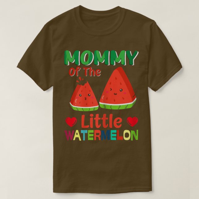 Watermelon Mama Melon Mama Tropischer Sommer T-Shirt (Design vorne)
