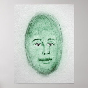 Watermelon Man Poster - Kunstvoll wandern im Valle