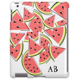 Watermelon 'Monogram' iPad Gehäuse vertikal iPhone 13 Hülle
