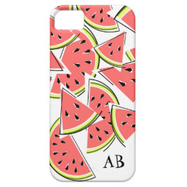 Watermelon 'Monogram' iPhone Gehäuse vertikal Case-Mate iPhone Hülle