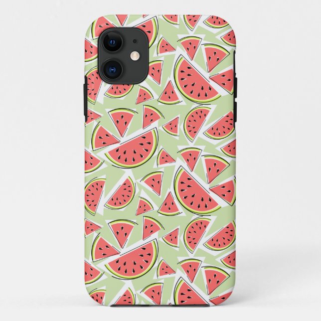 Watermelon Multi iPhone Gehäuse grün Case-Mate iPhone Hülle (Rückseite)