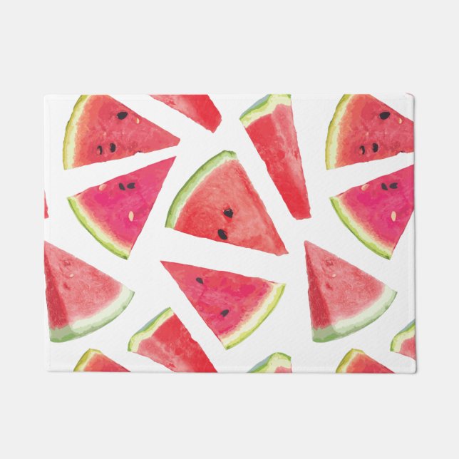 Watermelon-Muster Erstellung 2 Fußmatte (Vorderseite)