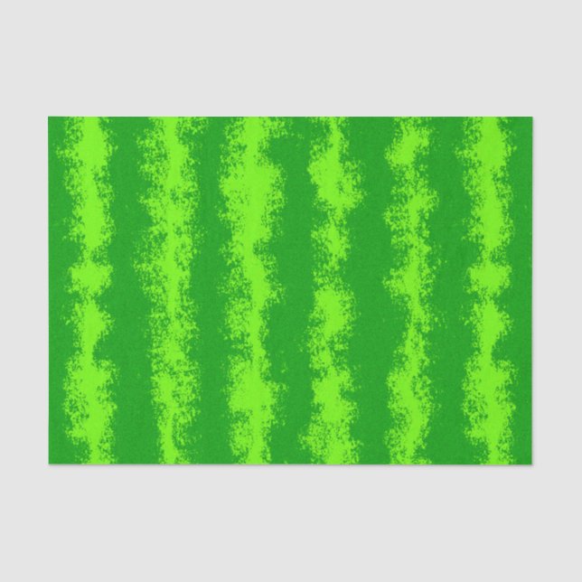 Watermelon Muster Green Summer Frucht Rind Seidenpapier (Vorderseite)