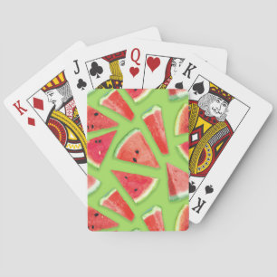 Watermelon-Muster Kreation 3 Spielkarten