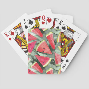 Watermelon-Muster Kreation 4 Spielkarten