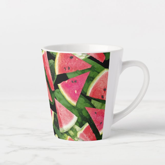 Watermelon-Muster Kreation 5 Milchtasse (Rechts)