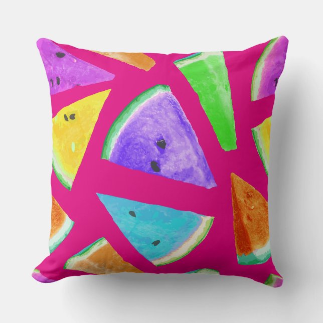 Watermelon-Muster-Kreation 9 Kissen (Vorderseite)