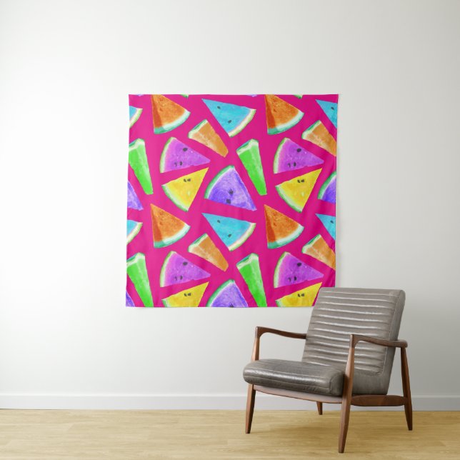 Watermelon-Muster-Kreation 9 Wandteppich (Beispiel (Horizontal))