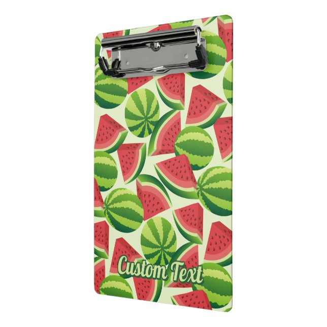 Watermelon Muster Mini Clipboard Klemmbrett (Gewinkelt2)