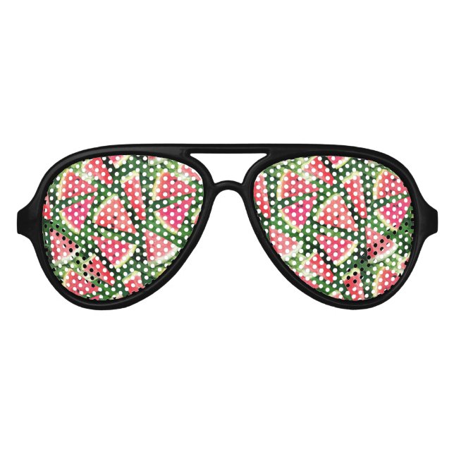 Watermelon-Muster Partybrille (Vorderseite)