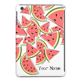 Watermelon 'Nom' iPad Mini coque