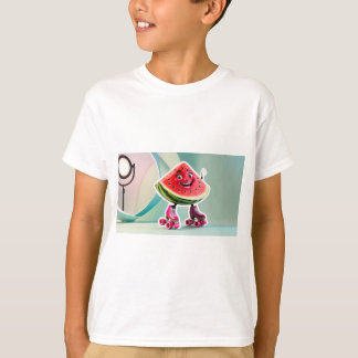 "Watermelon on on Wheels : T-shirt amusant et ludi
