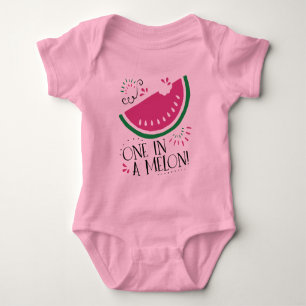 Watermelon One in einem Melon Baby Romper Strampler