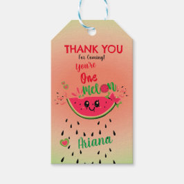 Watermelon One in einem Melon First Birthday Viele Geschenkanhänger