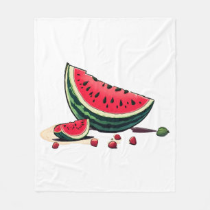Watermelon Palestine Fleecedecke