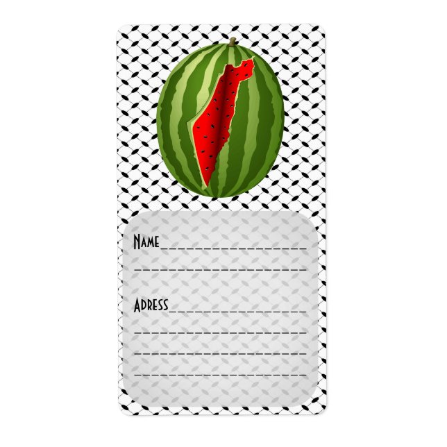Watermelon Palestine Map Slice (Vorne)
