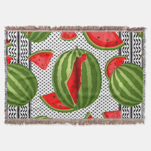 Watermelon Palestine Map Slice Decke