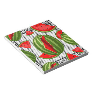 Watermelon Palestine Map Slice Notizblock