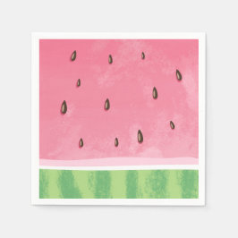 Watermelon Paper Napkin Melon Birthday Frucht Serviette