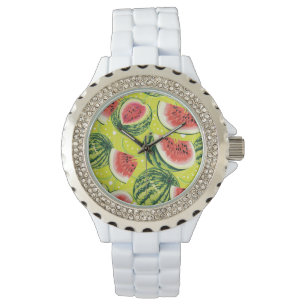 Watermelon Pattern Armbanduhr