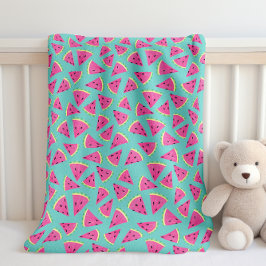 Watermelon Pattern Babydecke