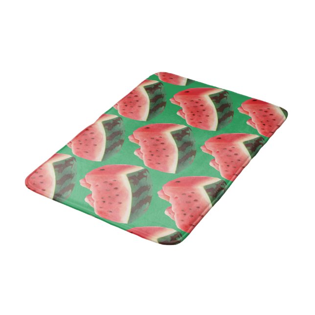Watermelon Pattern Badematte (Schrägansicht)