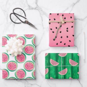 Watermelon Pattern Geschenkpapier Set