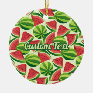 Watermelon Pattern Keramik Ornament