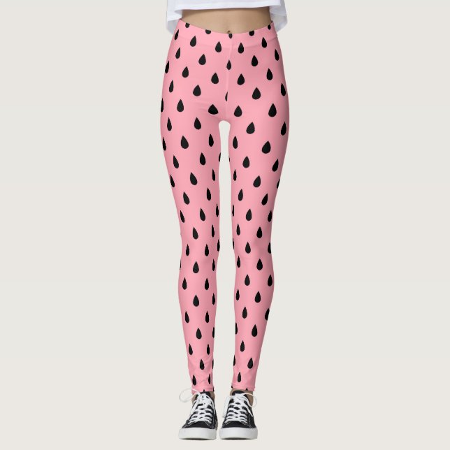 Watermelon Pattern  Leggings (Vorderseite)