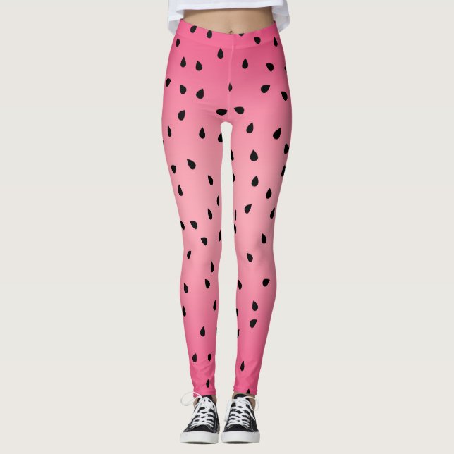 Watermelon Pattern  Leggings (Vorderseite)