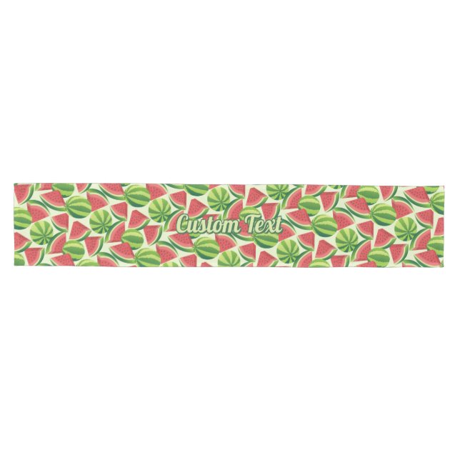 Watermelon Pattern Mittelgroßer Tischläufer (Horizontal)