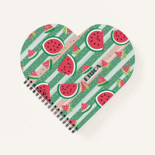 Watermelon Pattern Notizbuch