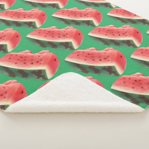 Watermelon Pattern Sherpadecke