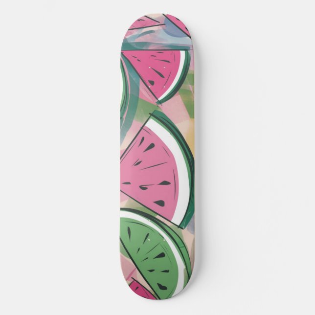 Watermelon Pattern Skateboard (Vorderseite)