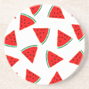 Watermelon Pattern Triangles Untersetzer