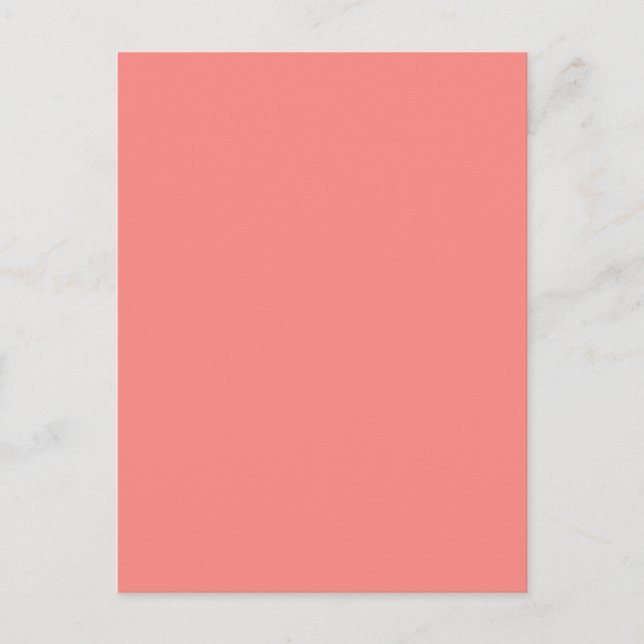 WATERMELON PINK SPLENDOR (feste Farbe Hintergrund) Postkarte (Vorderseite)