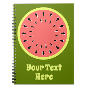 Watermelon Pink Text Notizblock