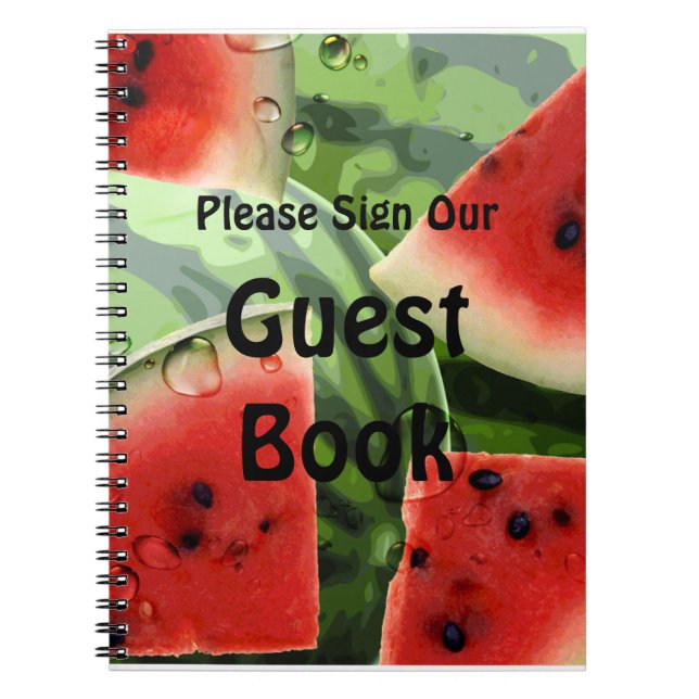 Watermelon Pique-nique Carnet du livre d'invité (Devant)