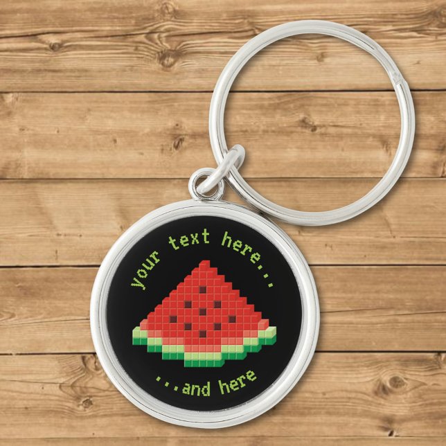 Watermelon Pixel Art Schlüsselanhänger (Von Creator hochgeladen)