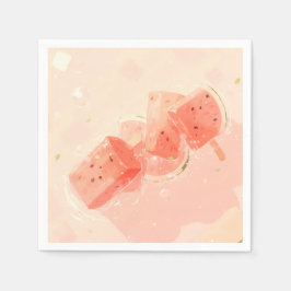 Watermelon Popsicle Serviette