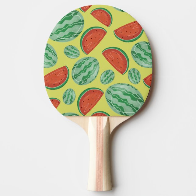 Watermelon Print Ping Pong Paddle Tischtennis Schläger (Vorderseite)