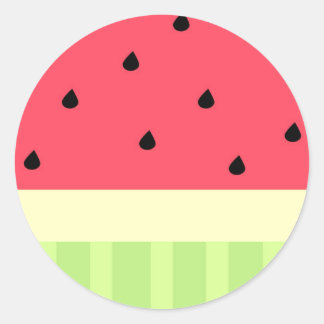 Watermelon Runder Aufkleber
