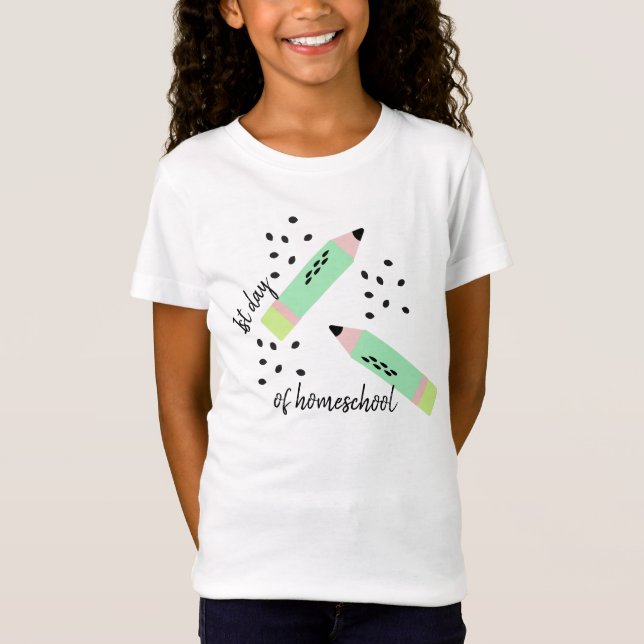 Watermelon Seeds Homeschooling First Day T-Shirt (Devant)