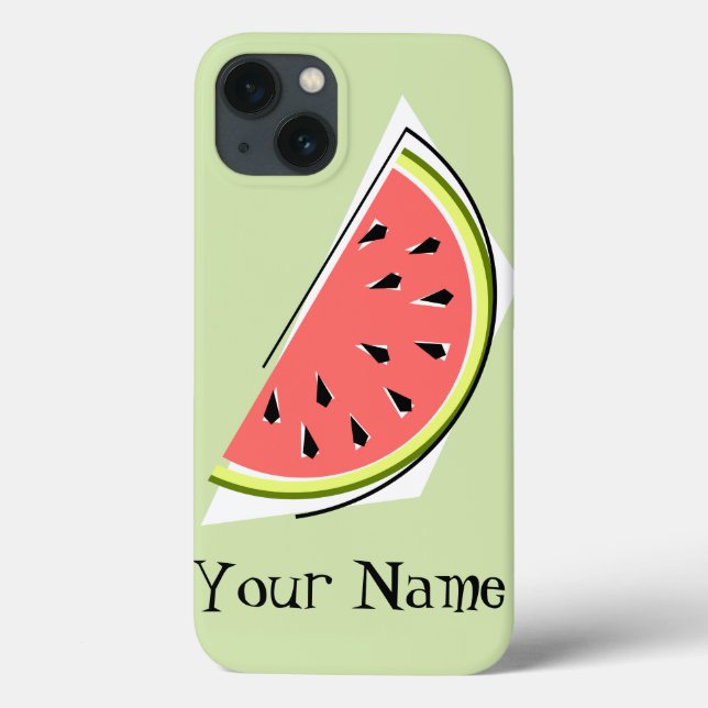 Watermelon Slice grün "Name" iPad Mini Fall Case-Mate iPhone Hülle (Rückseite)