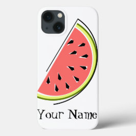 Watermelon Slice 'Name' iPad Mini Fall iPhone 13 Hülle