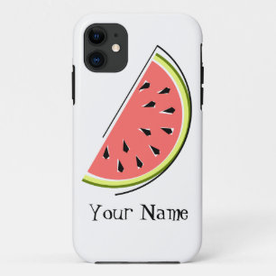 Watermelon Slice 'Name' iPhone Gehäuse 11 Hülle