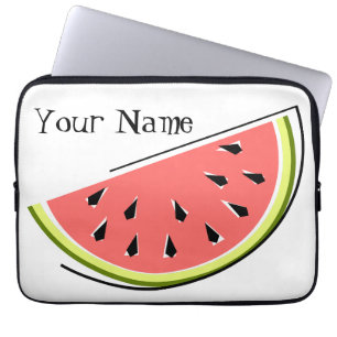 Watermelon Slice Name Notebook-Hülle Laptopschutzhülle